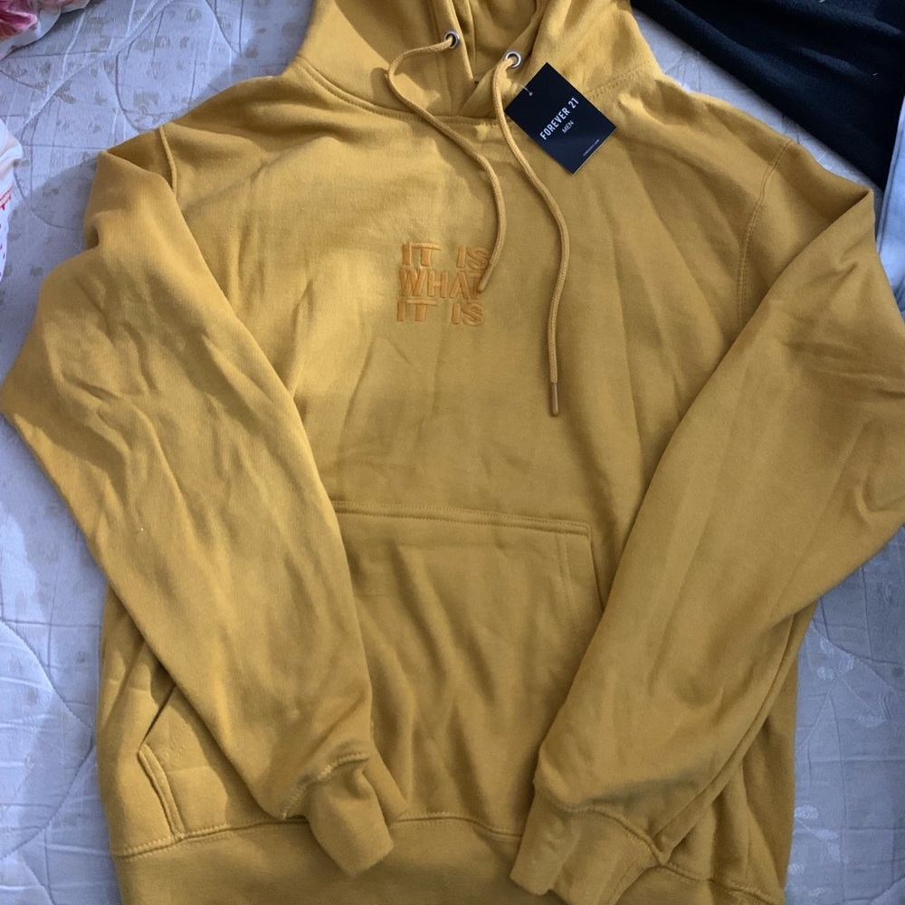 Forever 21 mustard yellow hoodie